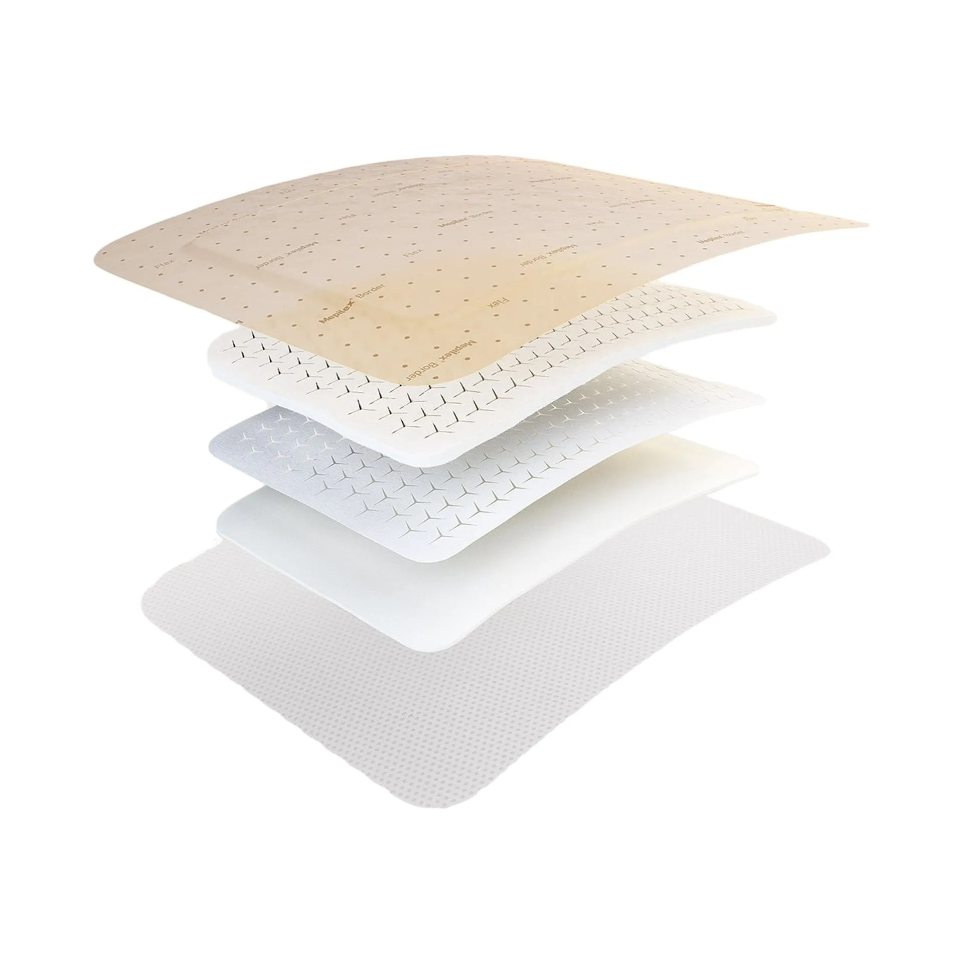 Mepilex Border Flex Self-Adherent Soft Silicone Foam Dressing