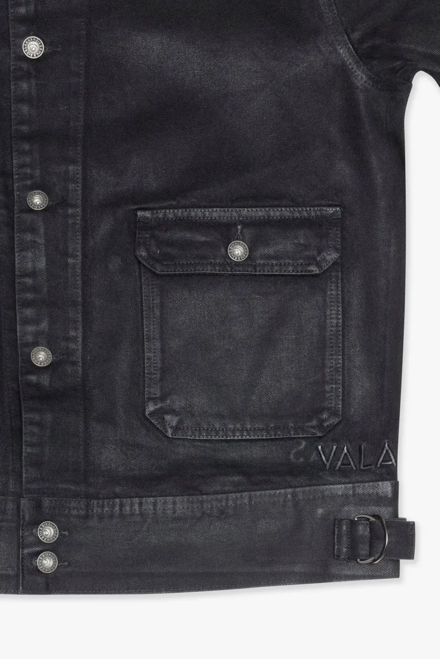 Mr.Jacket Black Wash Waxed