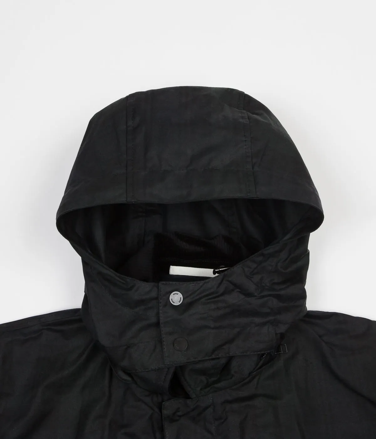 Norse Projects Trondheim Waxed Cotton Jacket - Black Watch Check