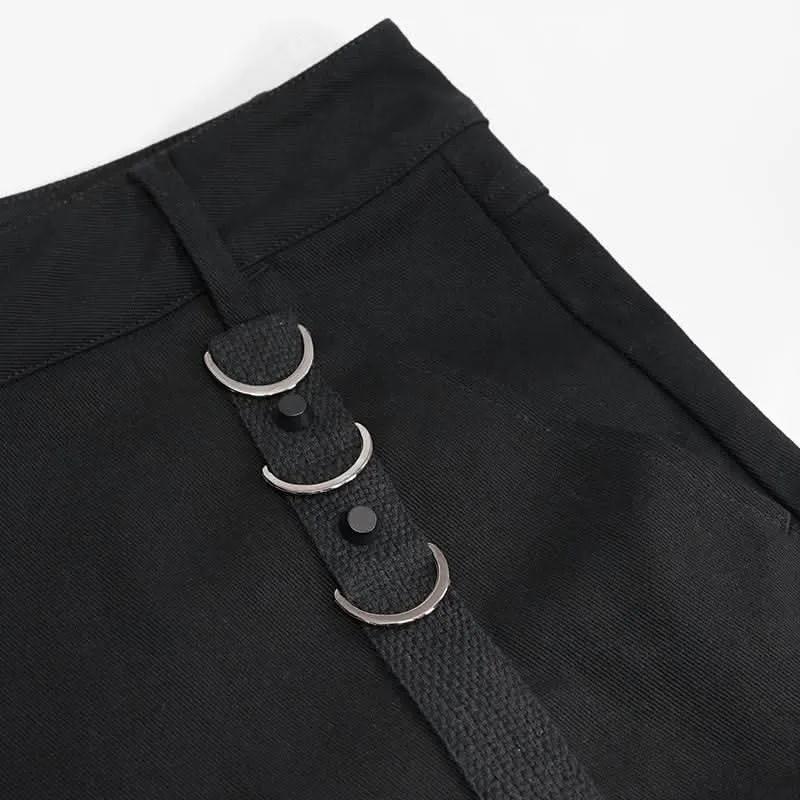'Not So Dense' Punk Distressed Cargo Shorts