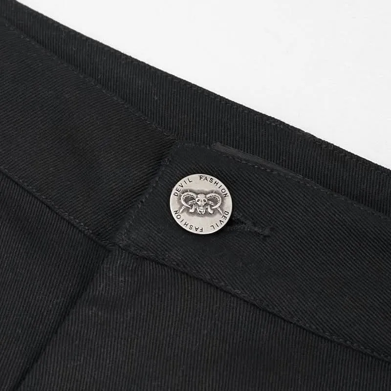 'Not So Dense' Punk Distressed Cargo Shorts