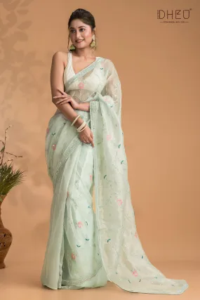 Oleander - Exclusive Organza Saree