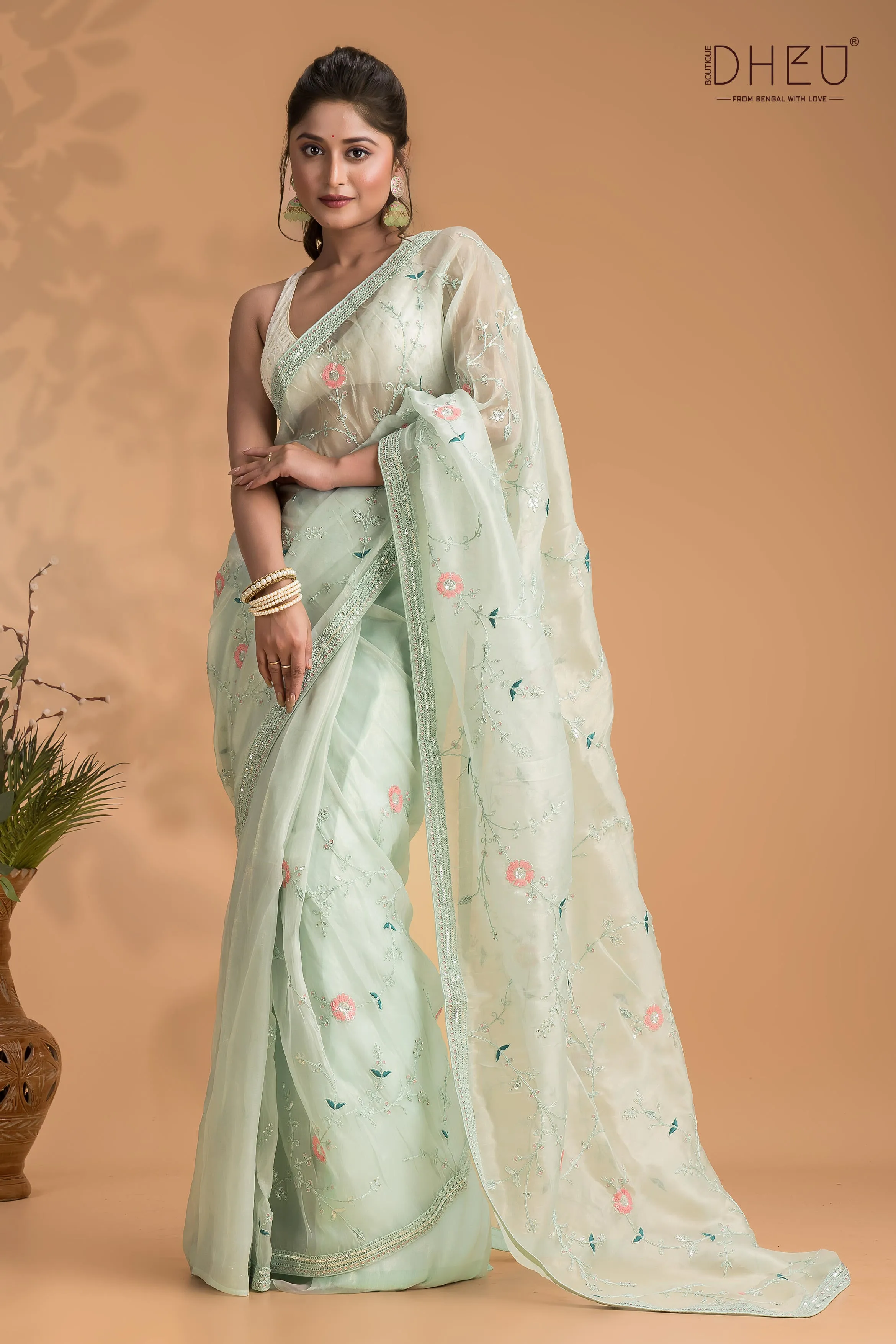 Oleander - Exclusive Organza Saree