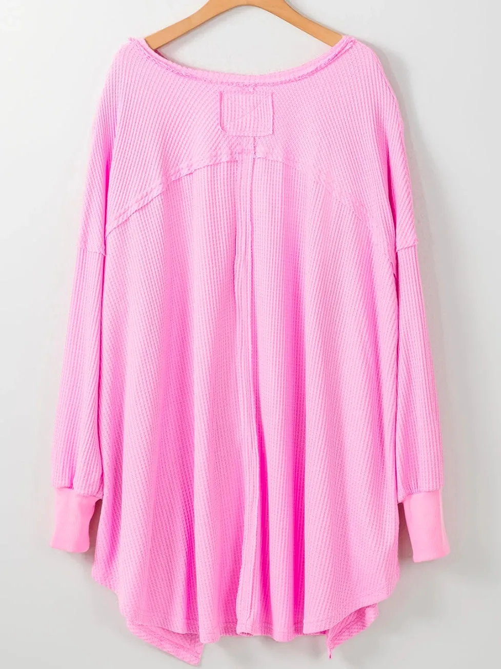 Pink Bliss Waffle Knit Top