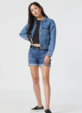 Pixie Short | Mid Indigo Organic Blue