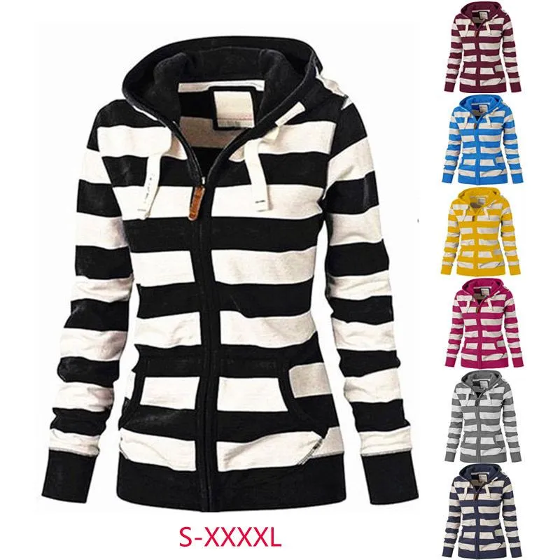 Pocket Long Sleeve Zippered Hoodie