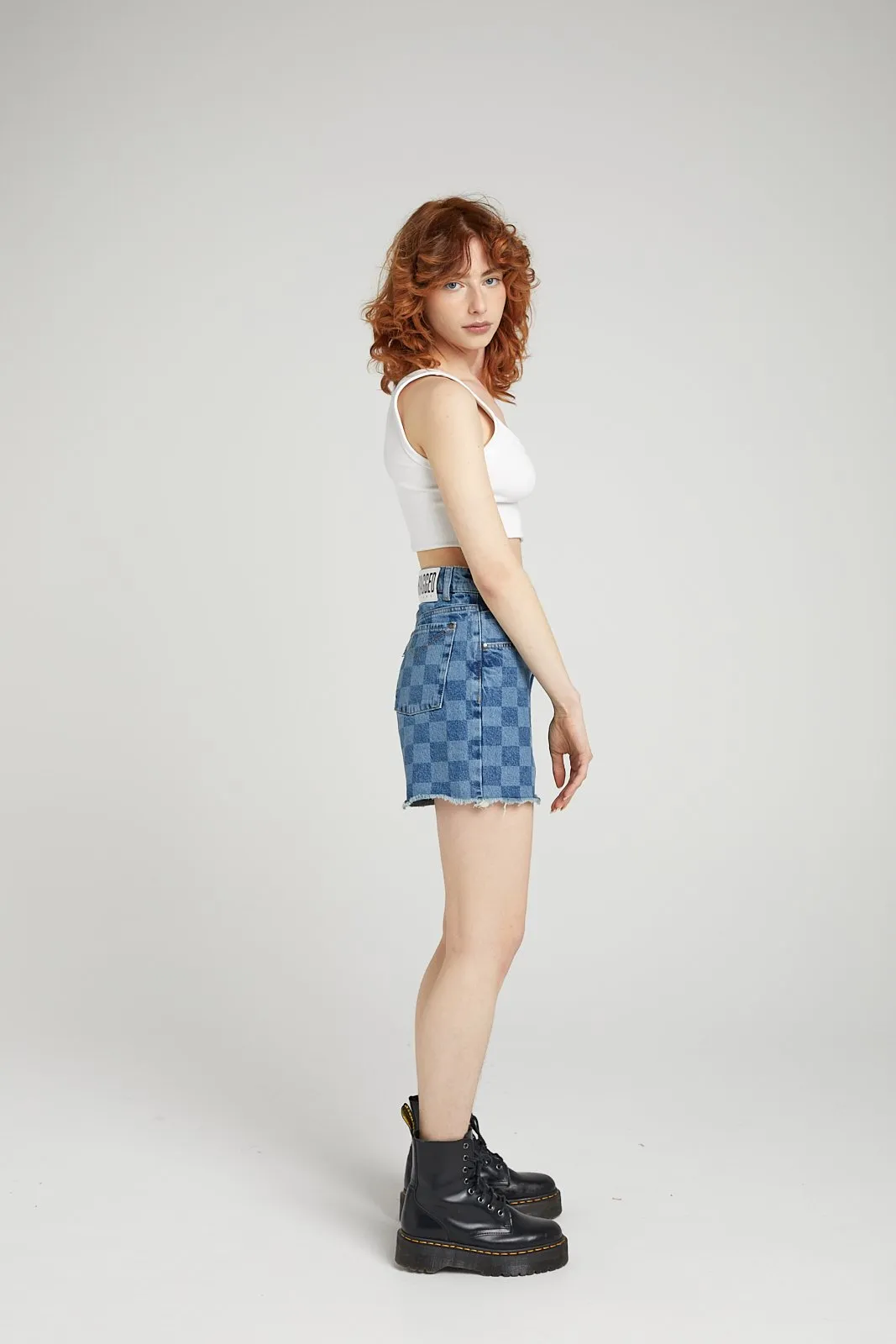 RAVE DENIM SHORTS - JEANIOUS BLUE