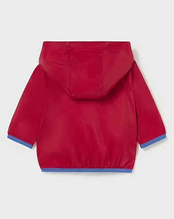 Red & Blue Plaid Reversible Baby Boys Windbreaker