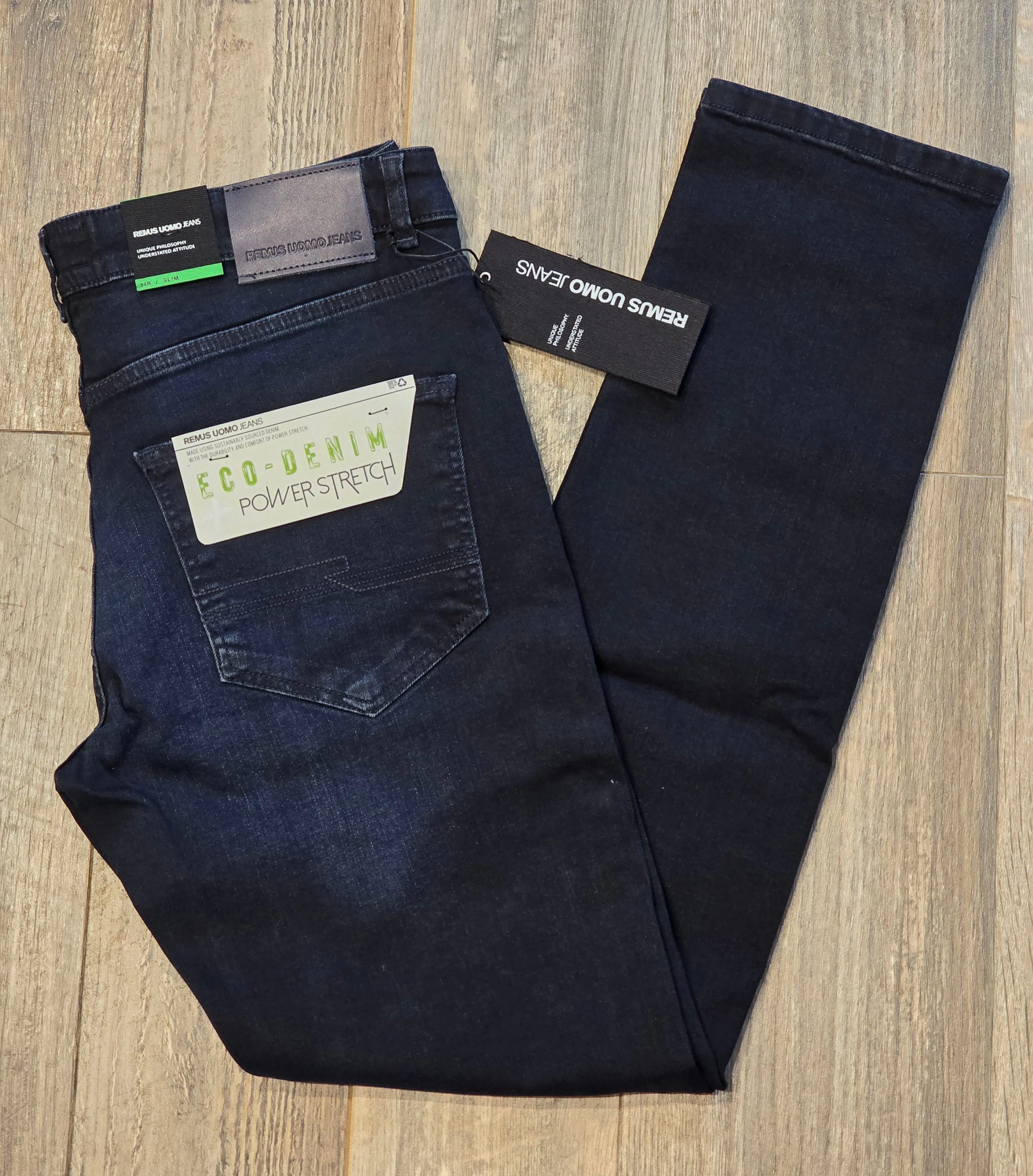 Remus Uomo Apollo Slim leg/Power stretch dark wash jeans