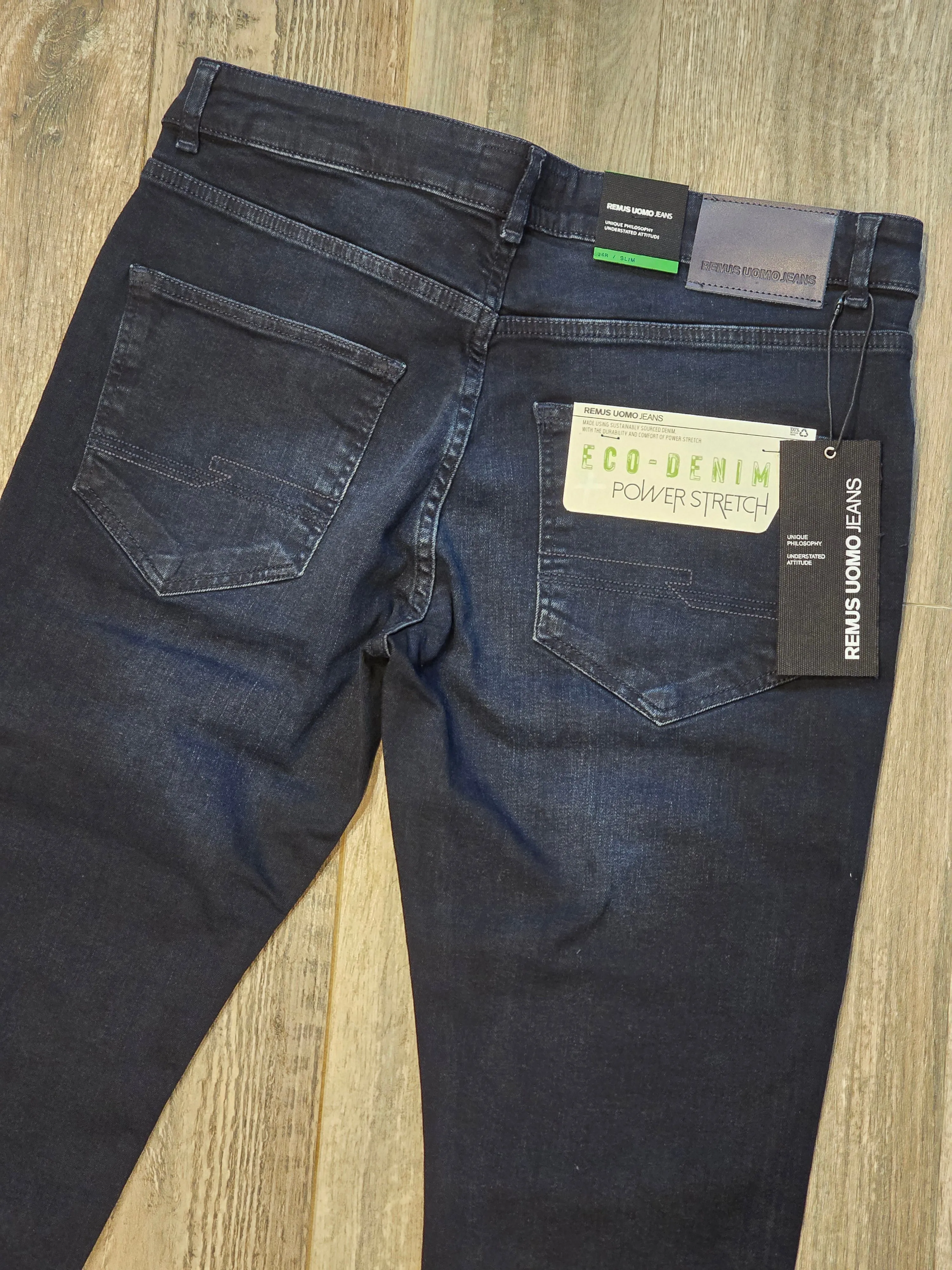 Remus Uomo Apollo Slim leg/Power stretch dark wash jeans