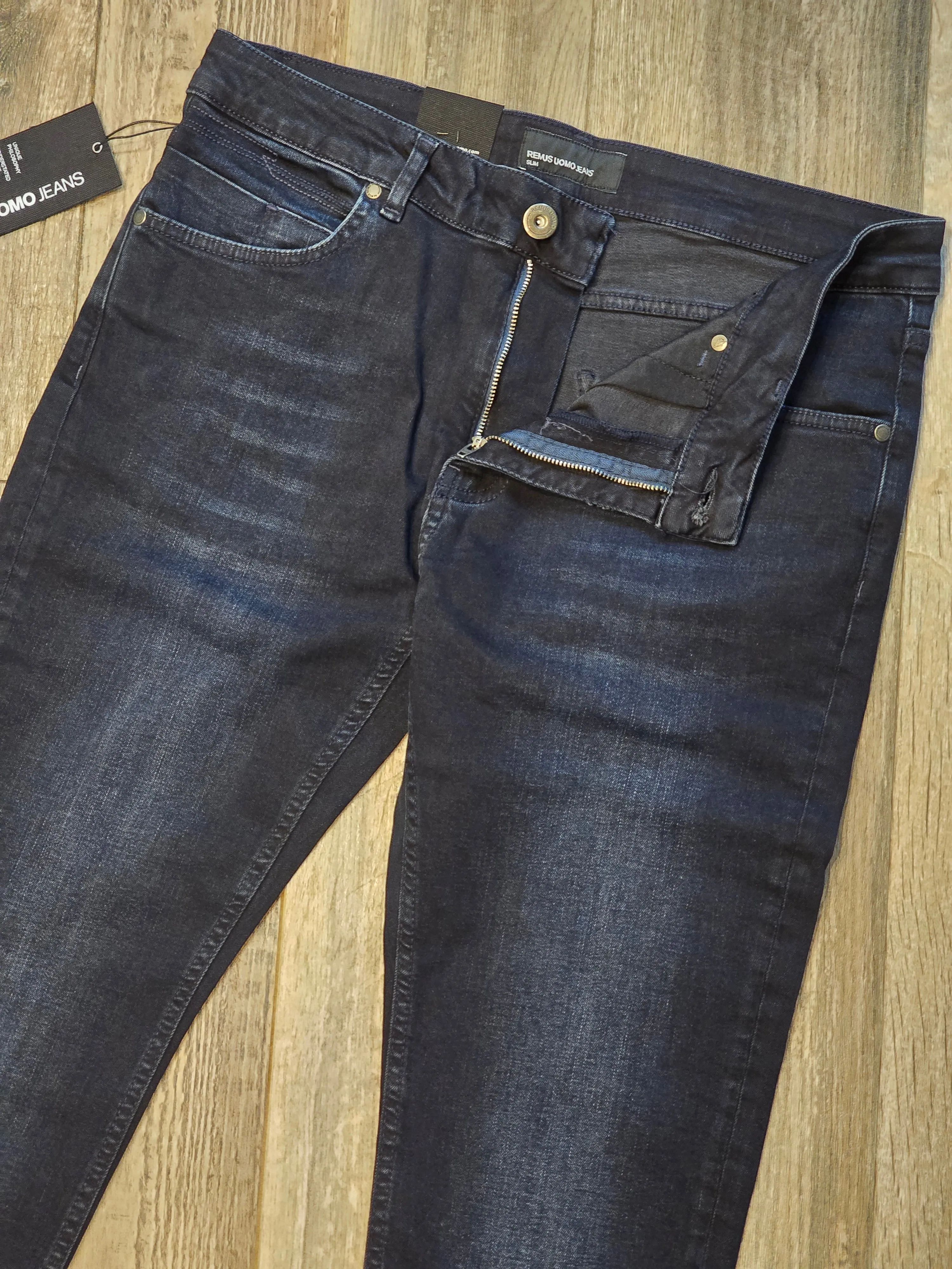 Remus Uomo Apollo Slim leg/Power stretch dark wash jeans