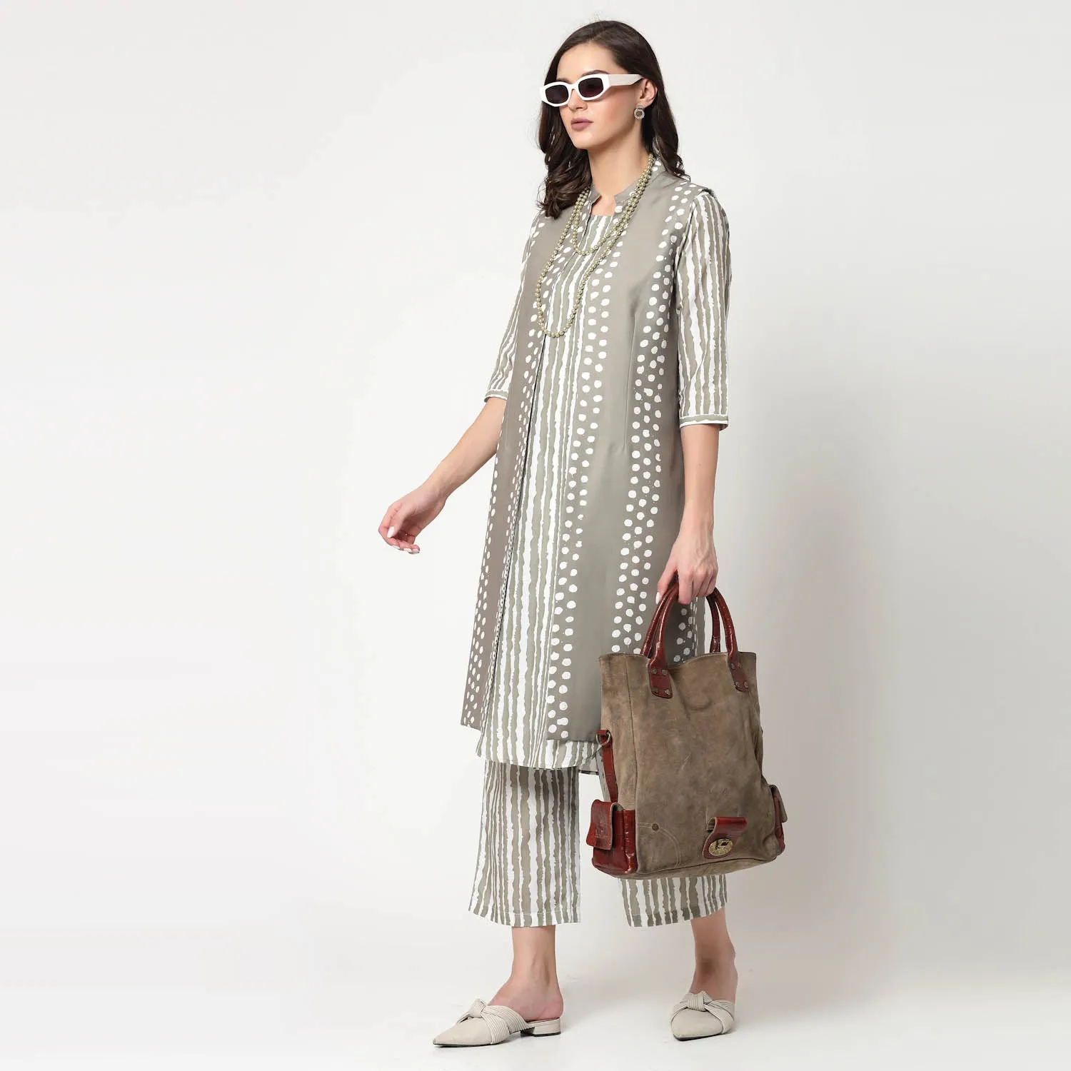 Reversible Olive Polka Jacket