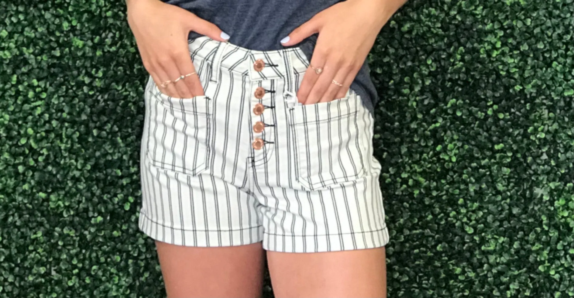 Sally Striped Shorts