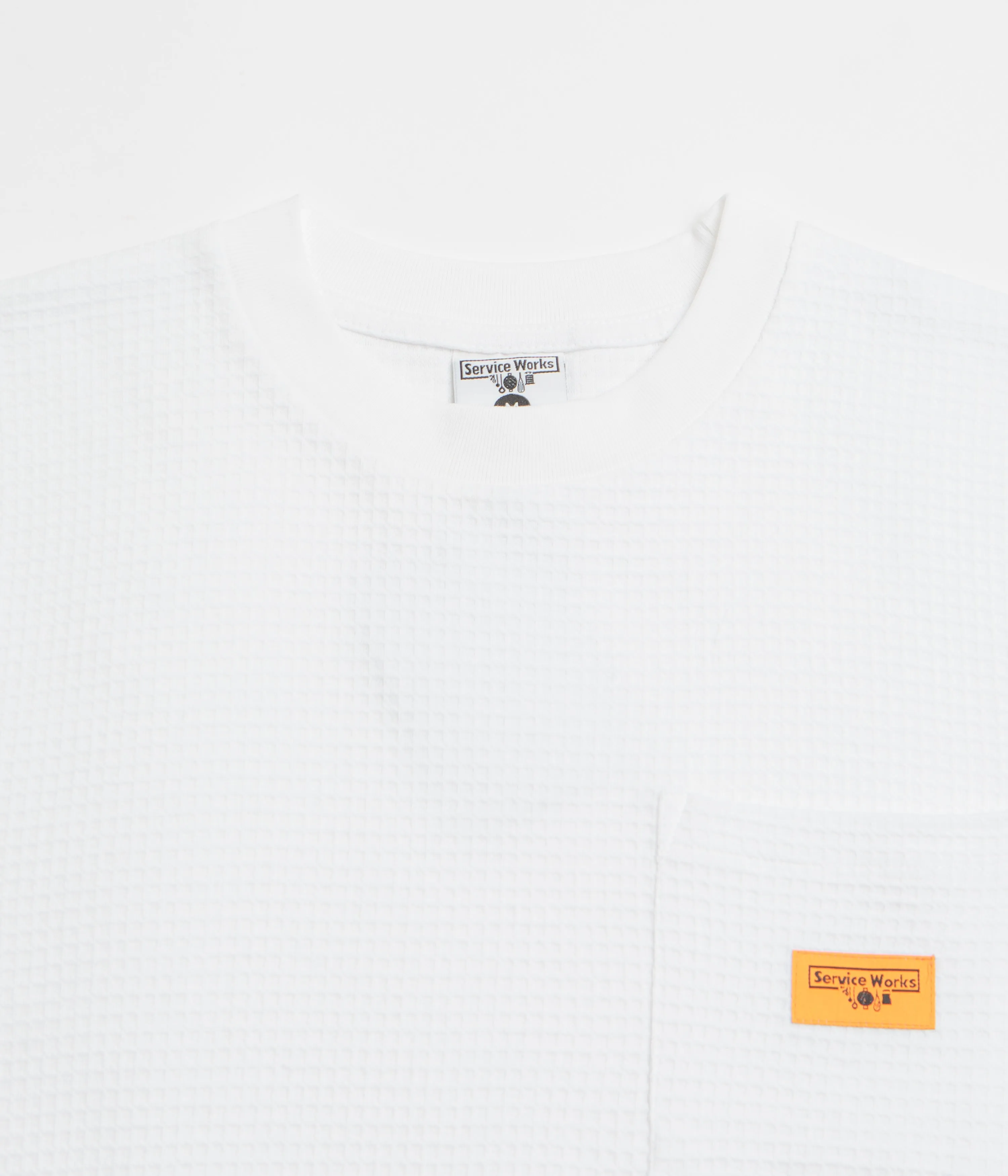 Service Works Waffle Pocket T-Shirt - White