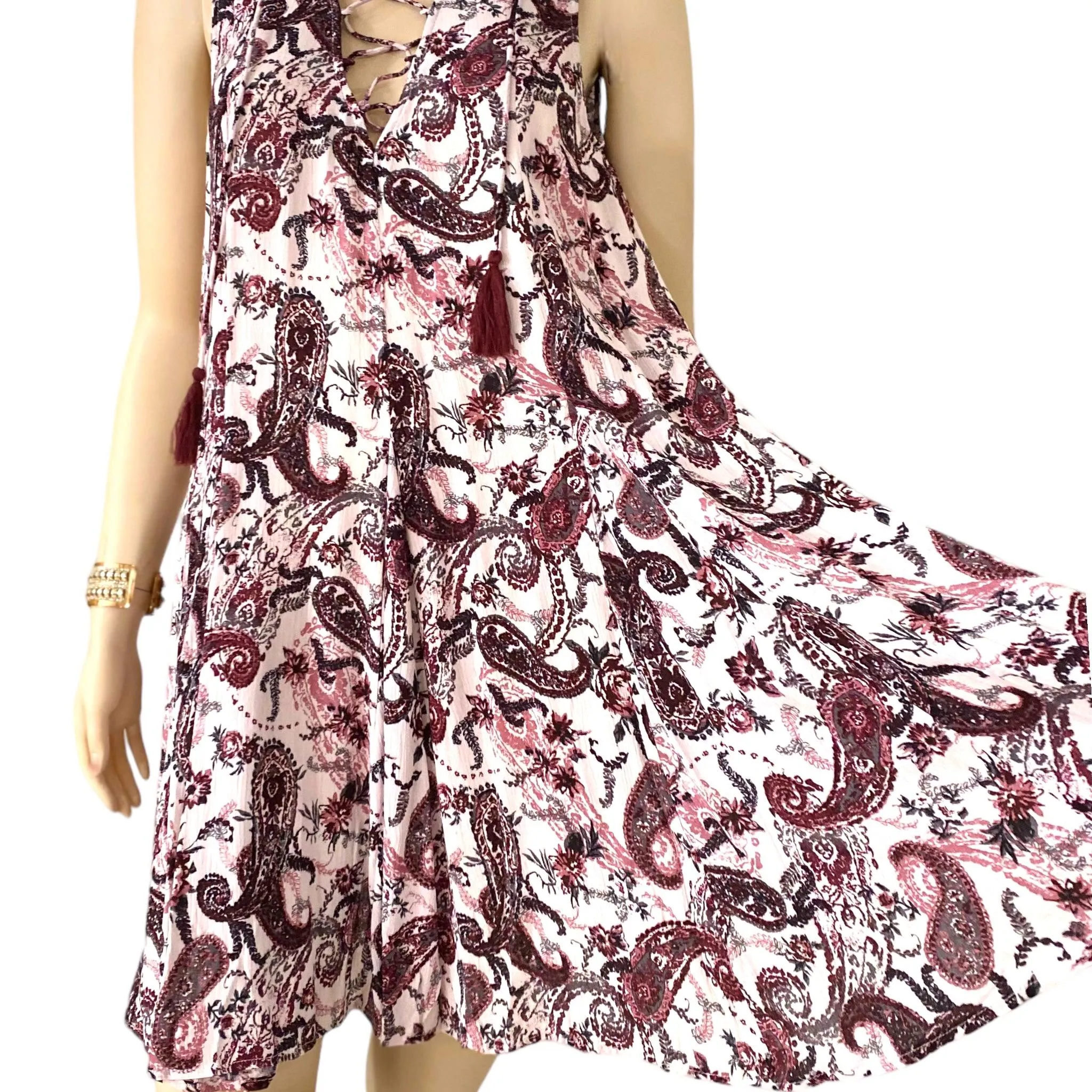 Sleeveless V Neck Colorful Floral Casual Mini Dress