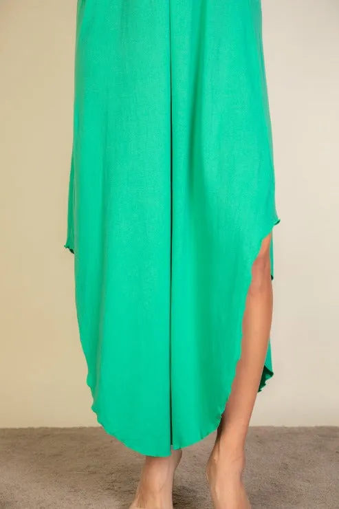 Solid Cami Double Strap Loose fit Dress (CAPELLA)