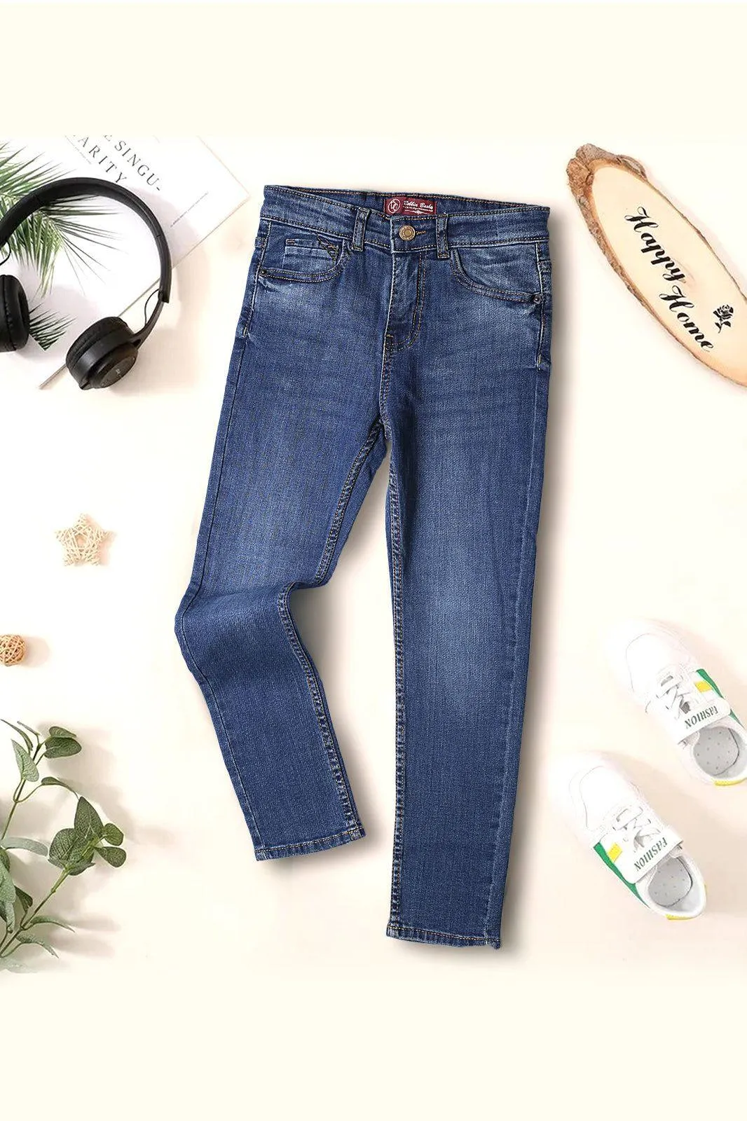 Stretch Indigo Dark Jeans