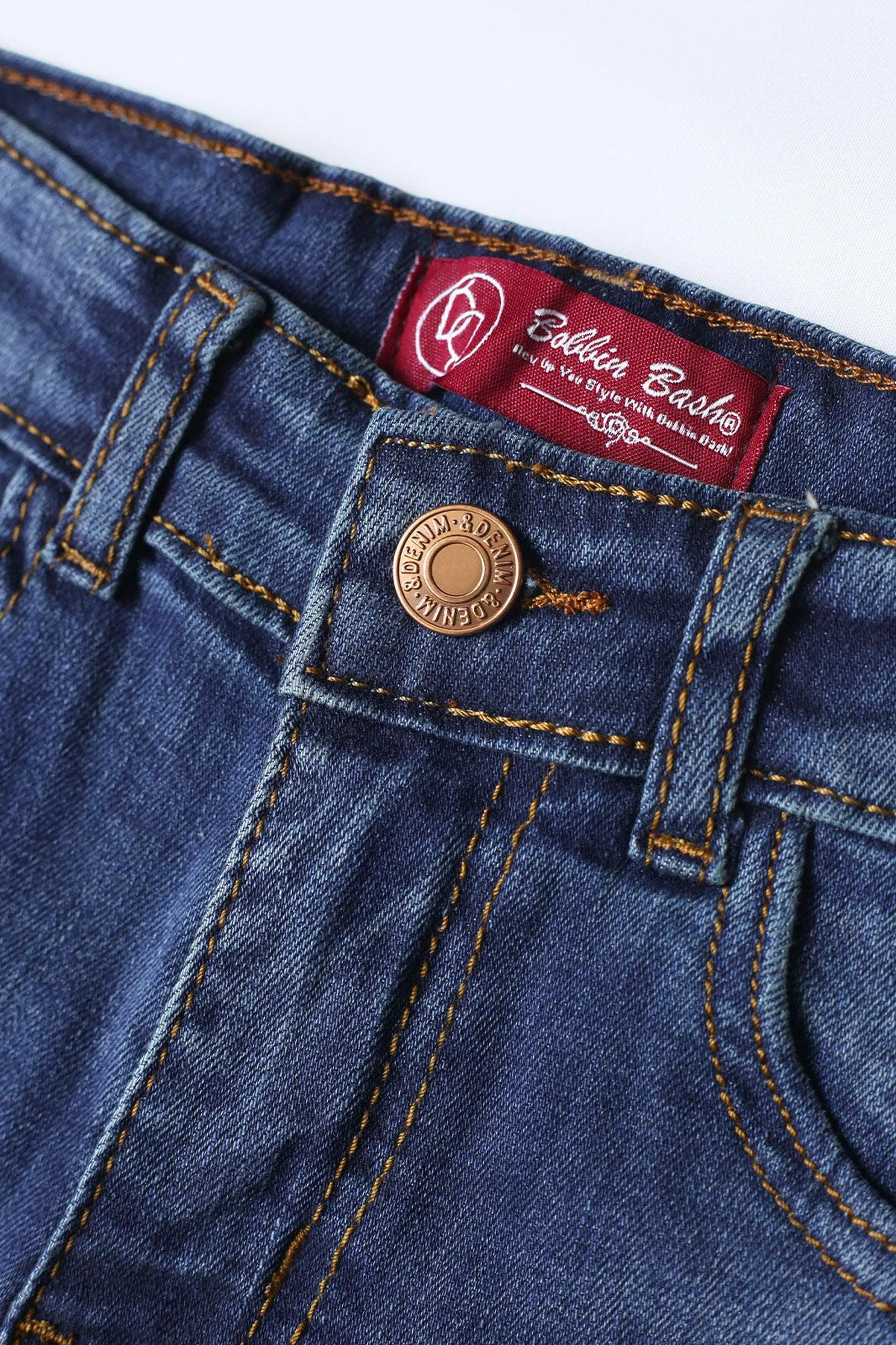Stretch Indigo Dark Jeans