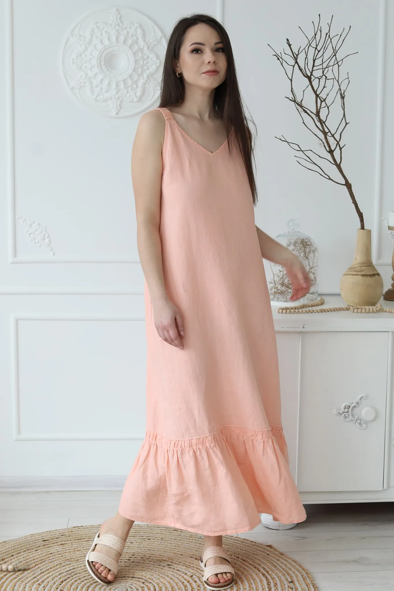 Summer linen dress Sheila