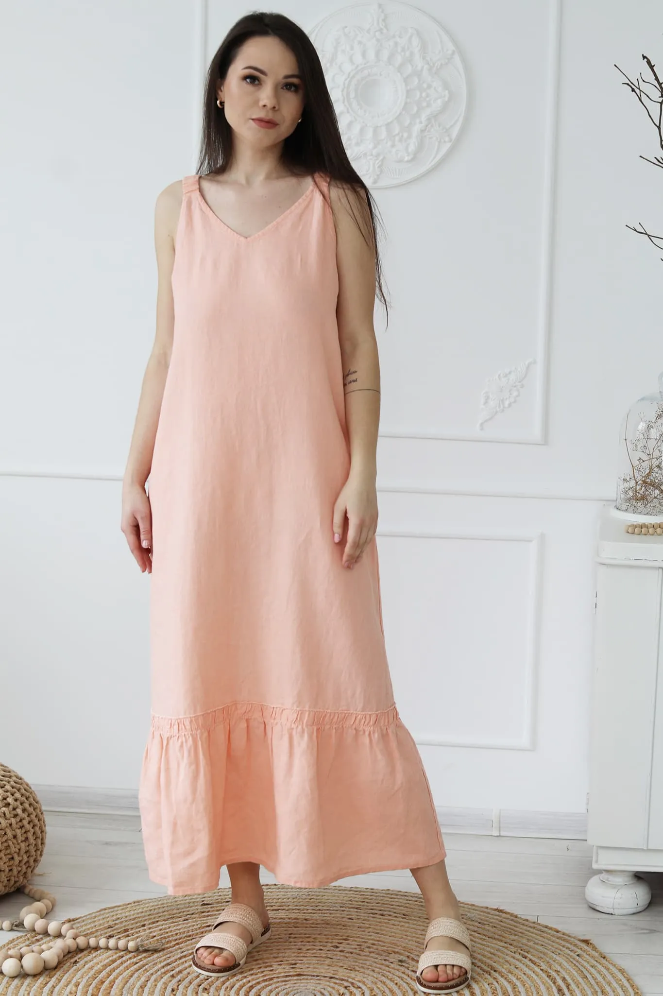 Summer linen dress Sheila