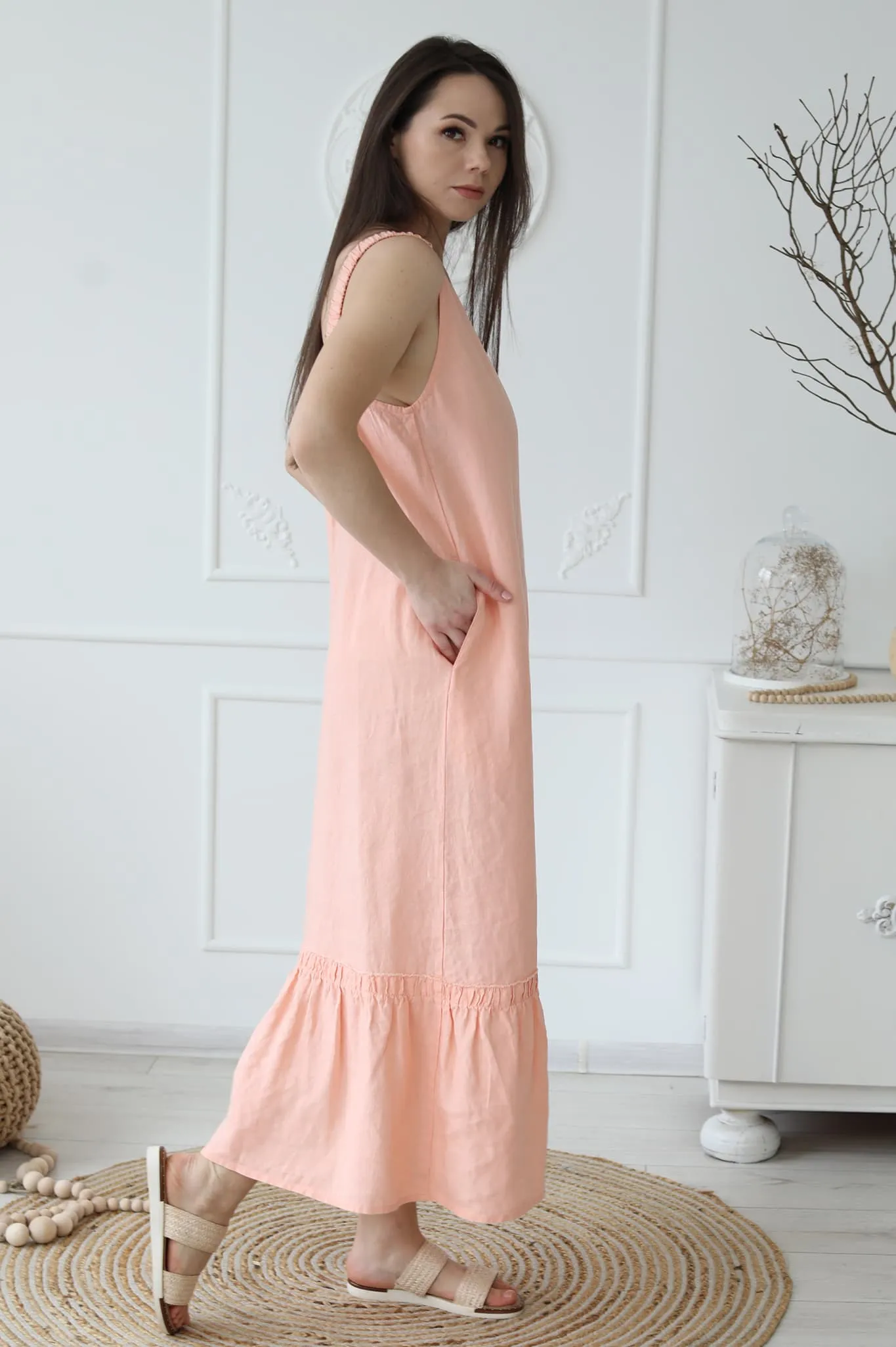 Summer linen dress Sheila