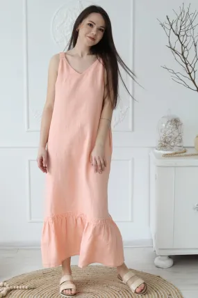 Summer linen dress Sheila