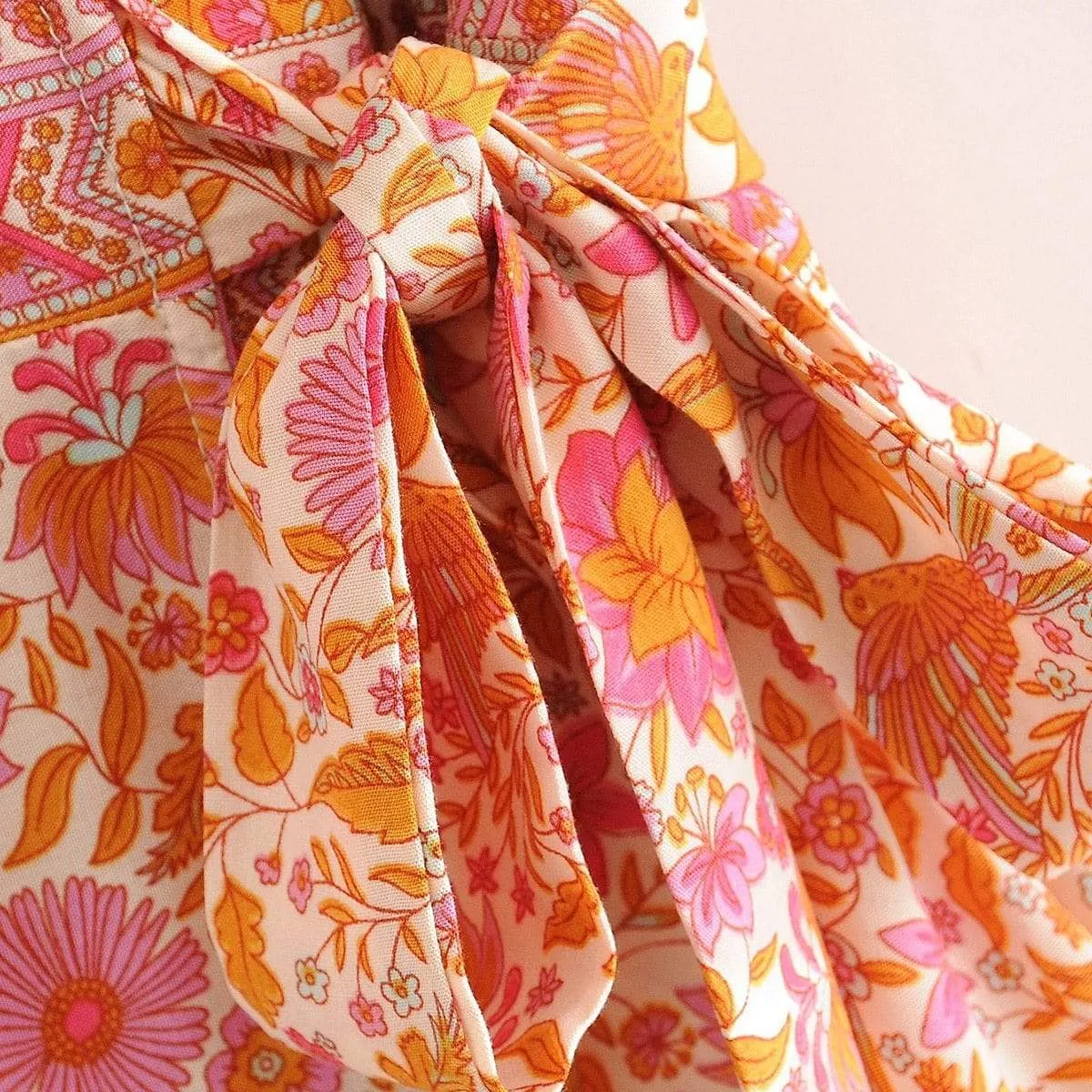 SUMMER PRINTED MINI DRESS