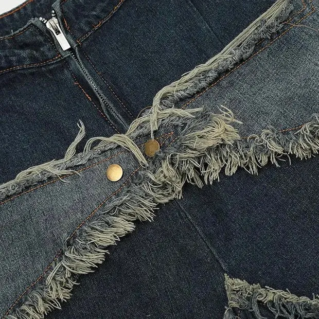 Tassel Star Denim Shorts