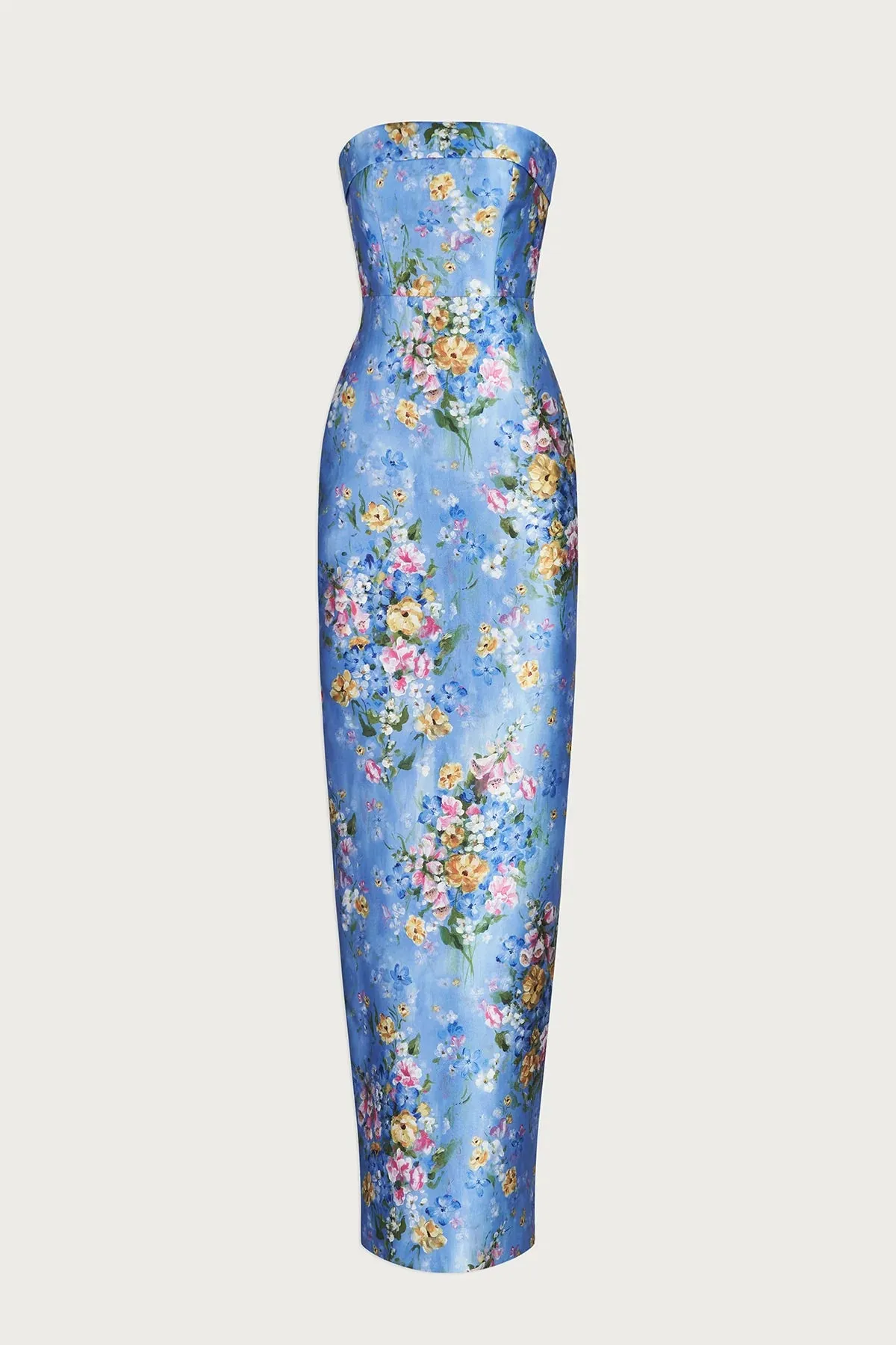 THEIA - 8819842 - CASSIA STRAPLESS MIKADO GOWN