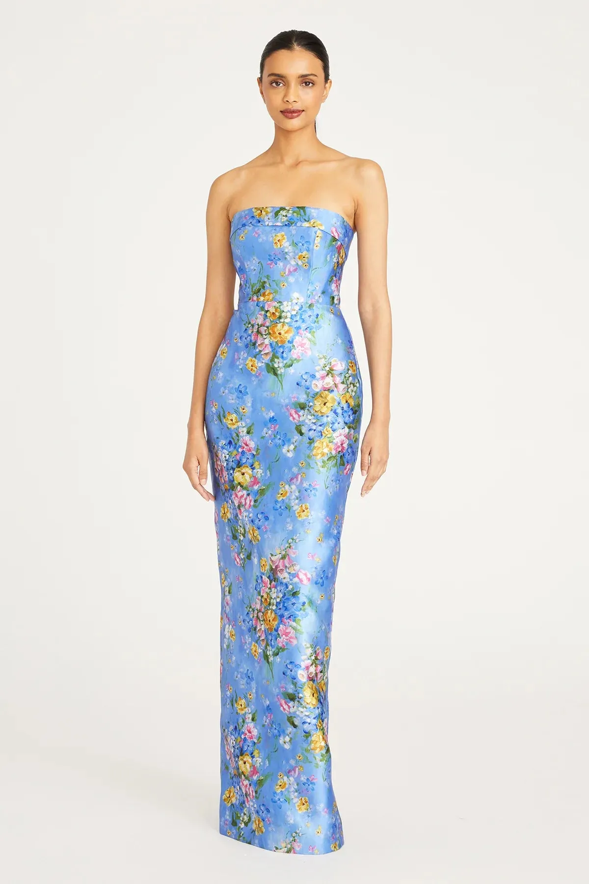 THEIA - 8819842 - CASSIA STRAPLESS MIKADO GOWN