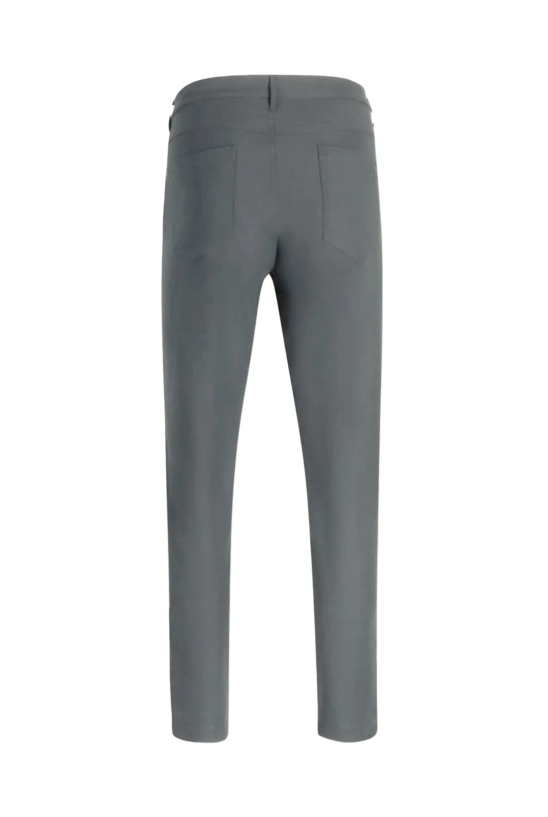 T.O. Men's 5-Pocket Performance Slim Pants - Medium Grey