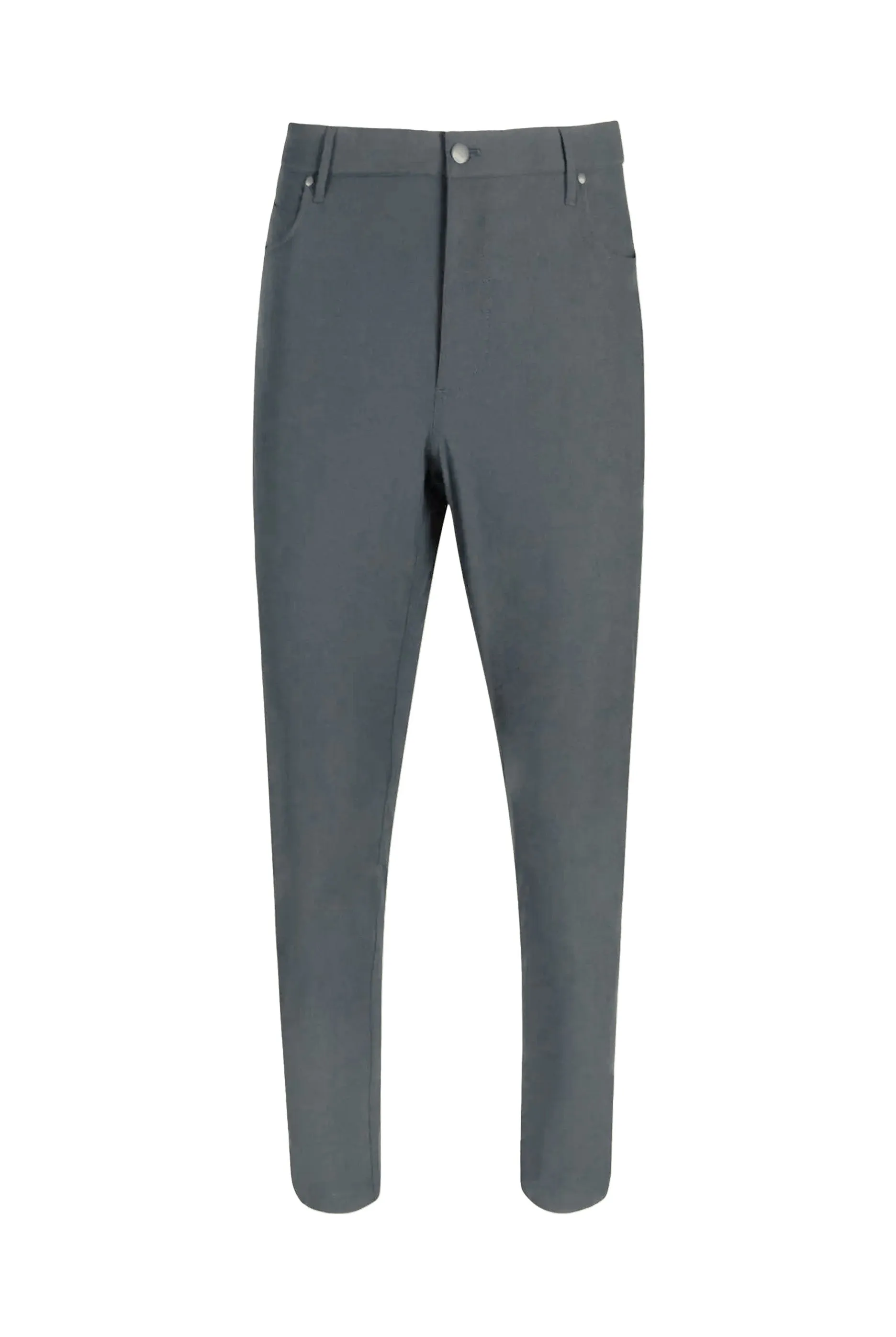 T.O. Men's 5-Pocket Performance Slim Pants - Medium Grey