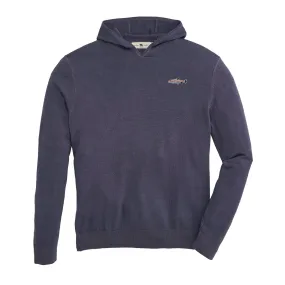 Trout Merino Hoodie - Ombre Blue