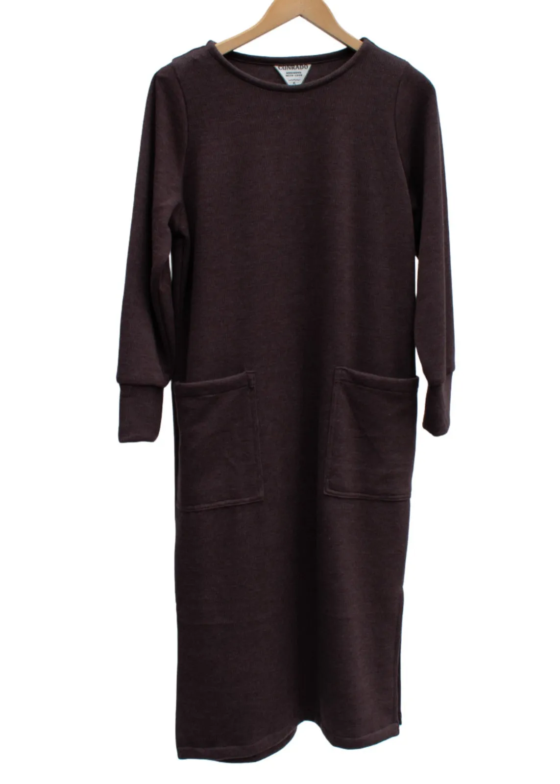Varon Sweater Midi Dress - Brown