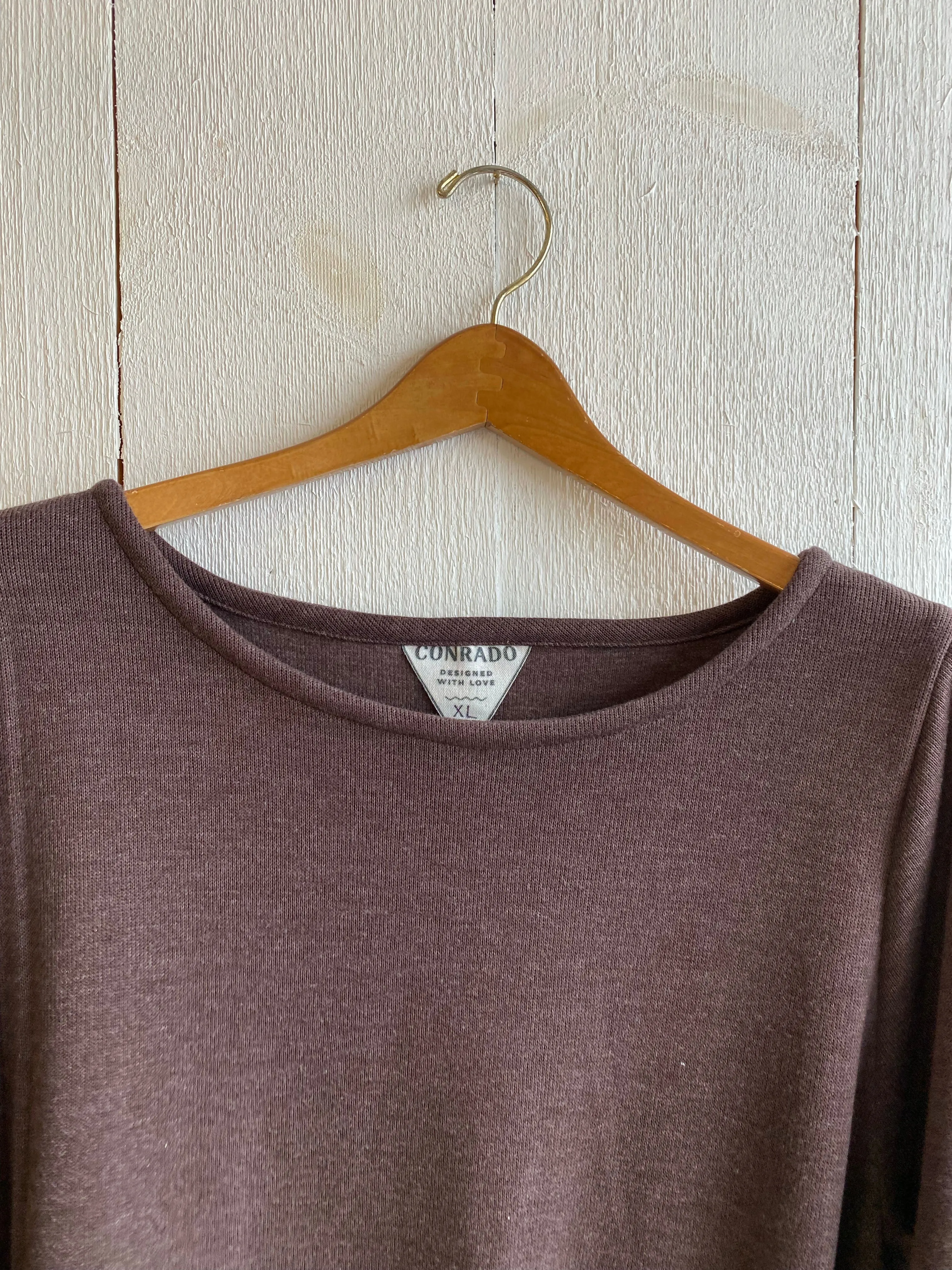 Varon Sweater Midi Dress - Brown