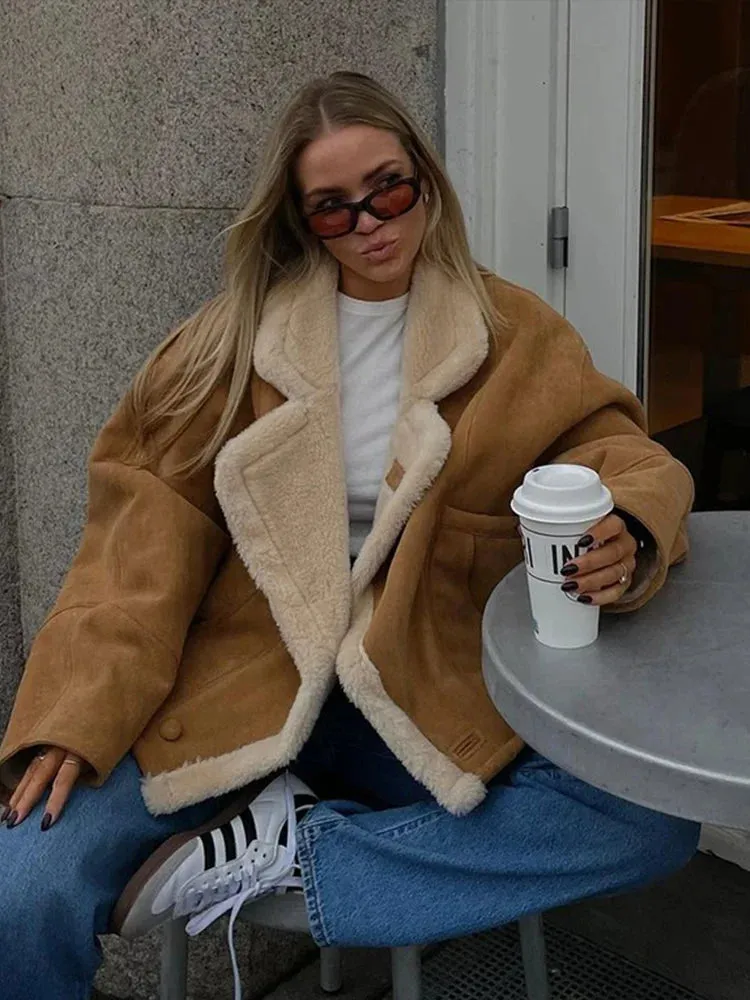 Victoria - Shearling Aviator Jacket