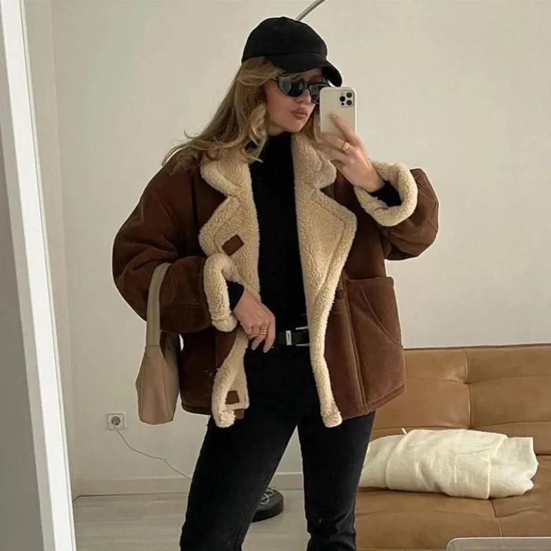 Victoria - Shearling Aviator Jacket
