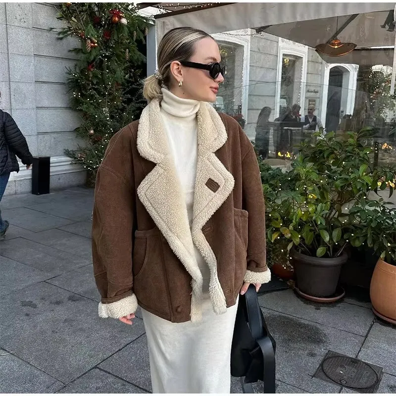 Victoria - Shearling Aviator Jacket