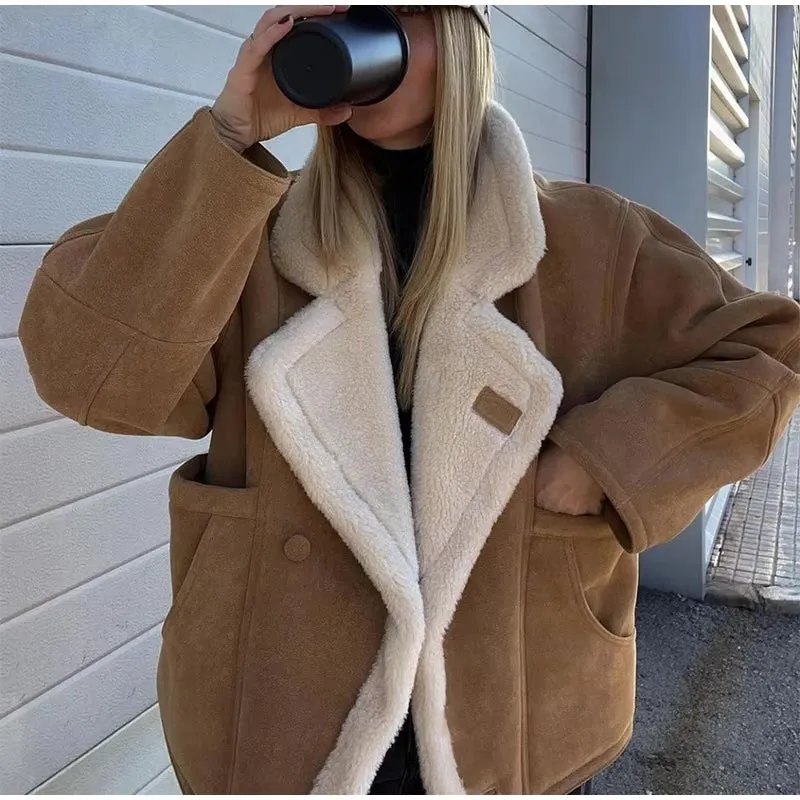 Victoria - Shearling Aviator Jacket