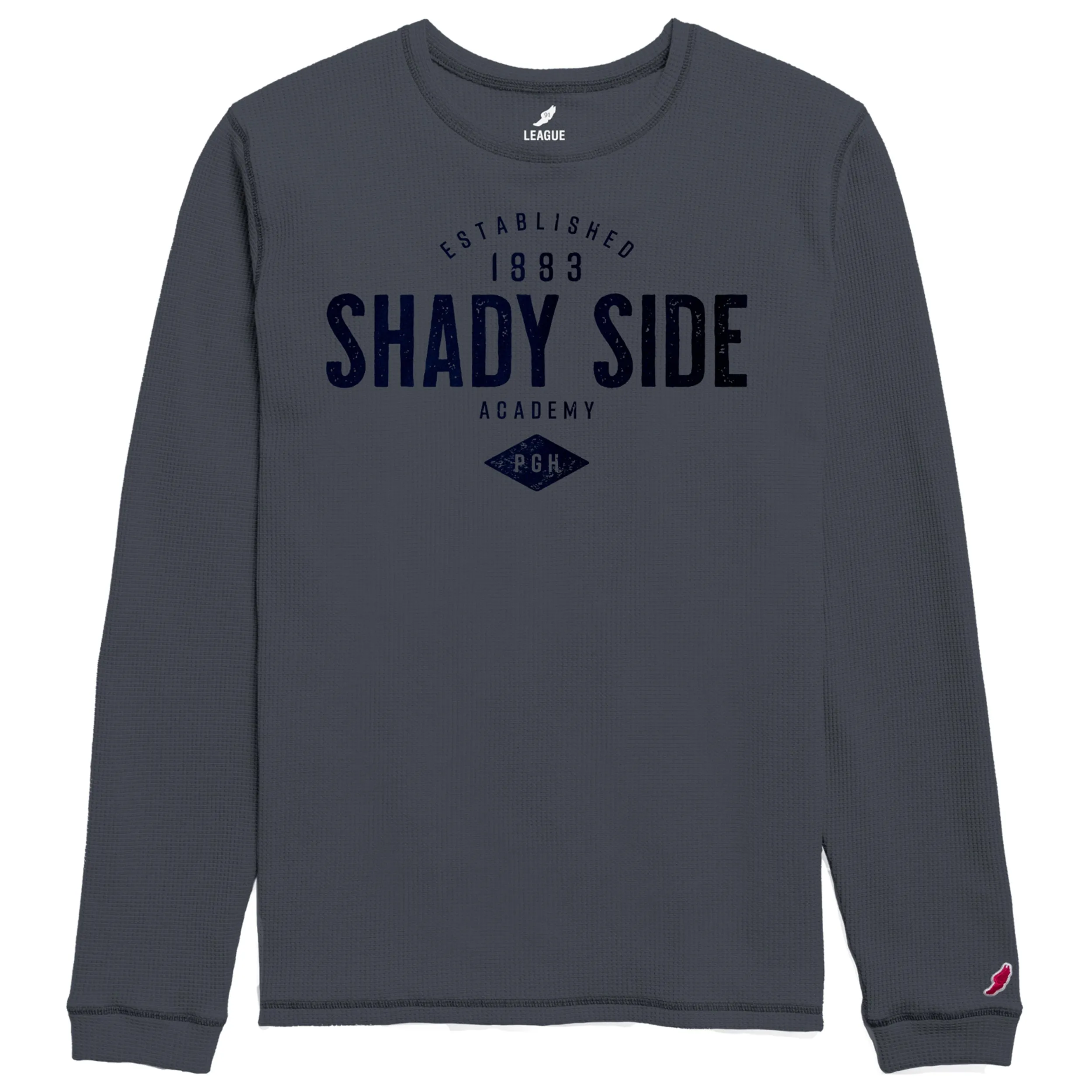 Vintage Establishment Design League Waffle Long-Sleeve Crew