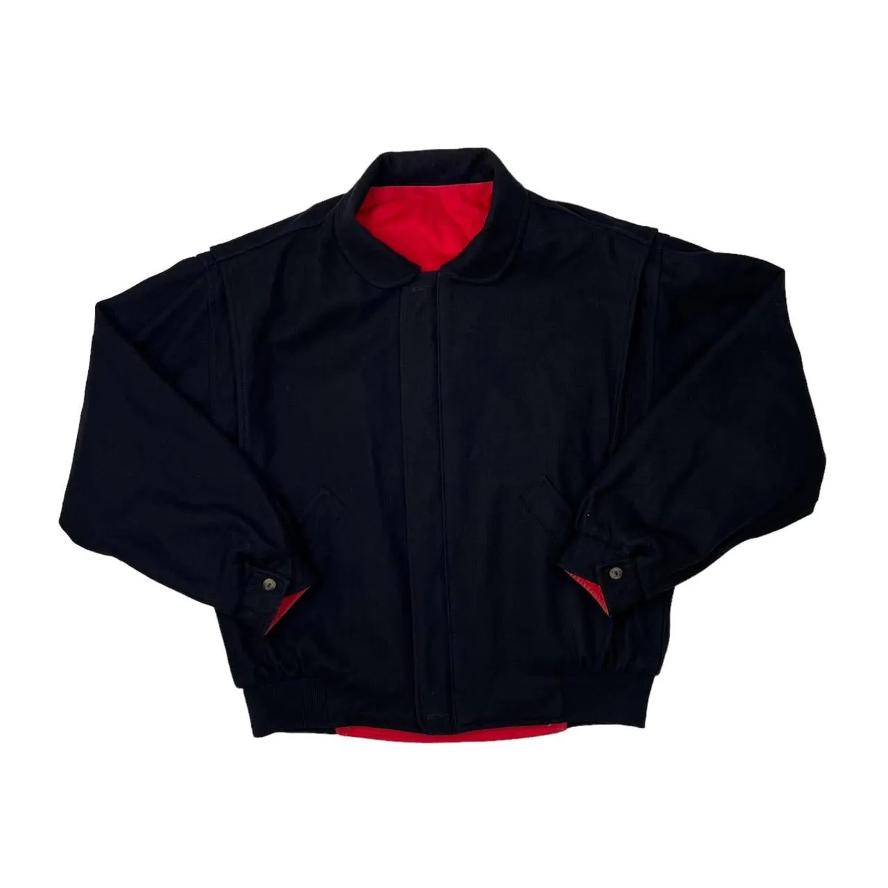 Vintage GANT USA “America’s Cup” Embroidered Spellout Reversible Bomber Jacket