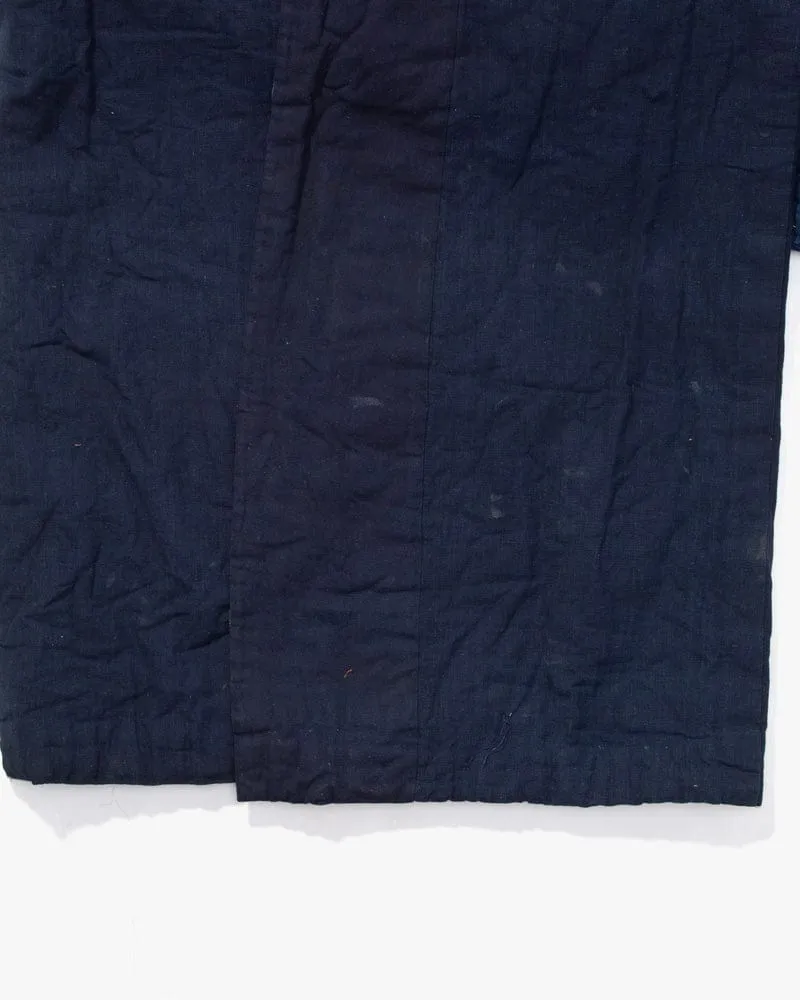 Vintage Noragi Jacket, Reversible, Shima and Indigo