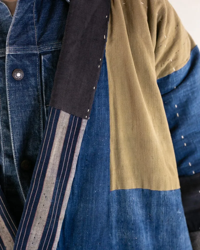 Vintage Noragi Jacket, Reversible, Shima and Kamon Crest