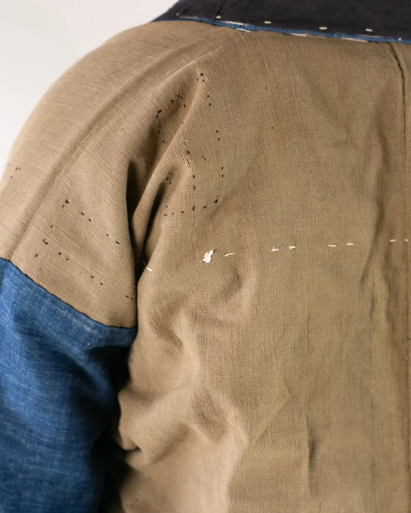 Vintage Noragi Jacket, Reversible, Shima and Kamon Crest