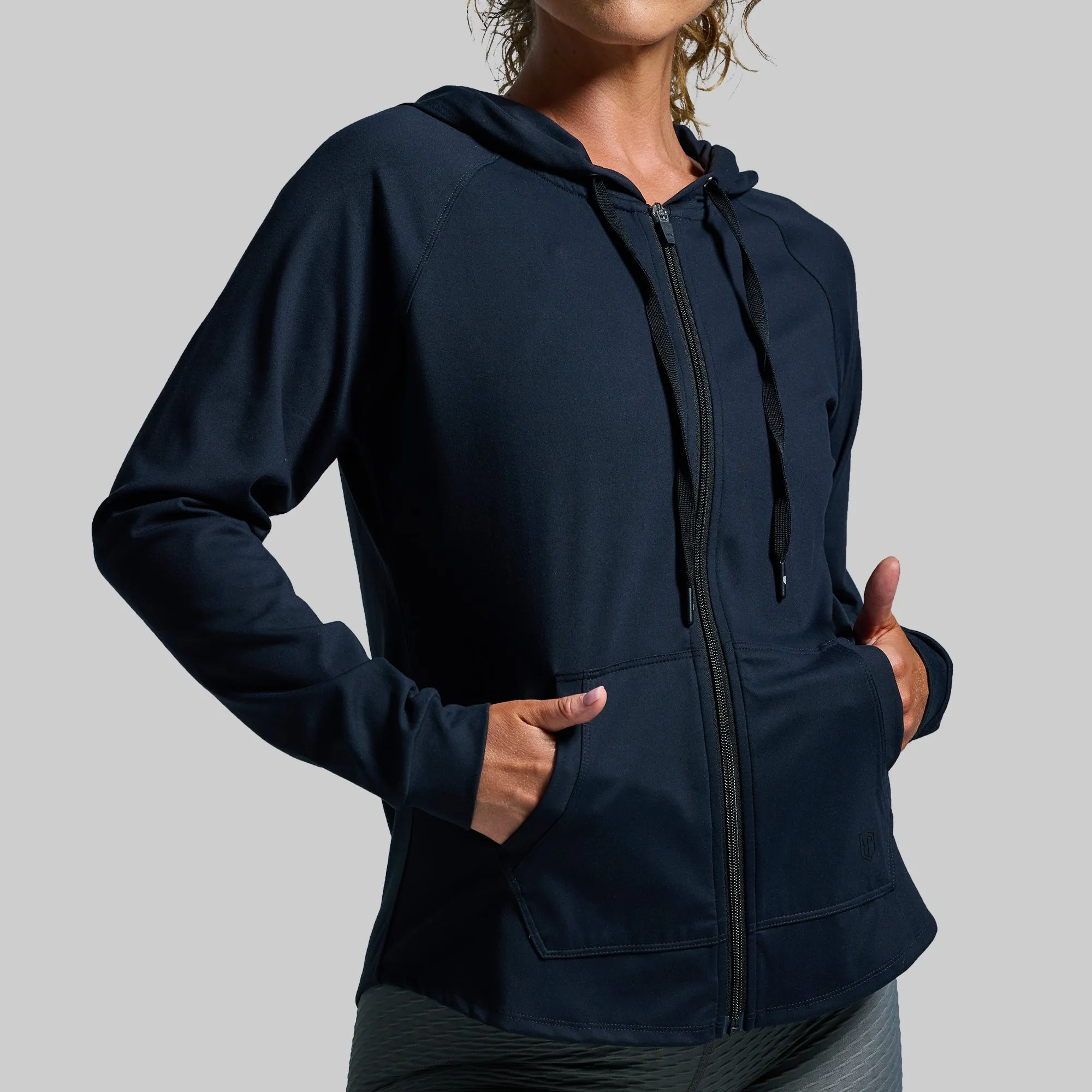 Weekender Zip Up Hoodie (Black)