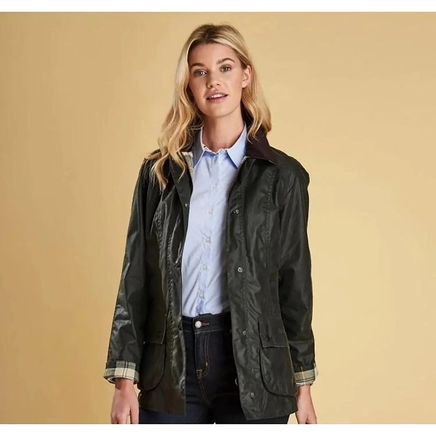 Women's Barbour Waxed Cotton Beadnell (3 Colors)