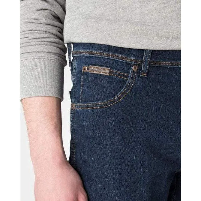Wrangler Texas Men's Slim Fit Jeans Blue Cross Game 44W 34L