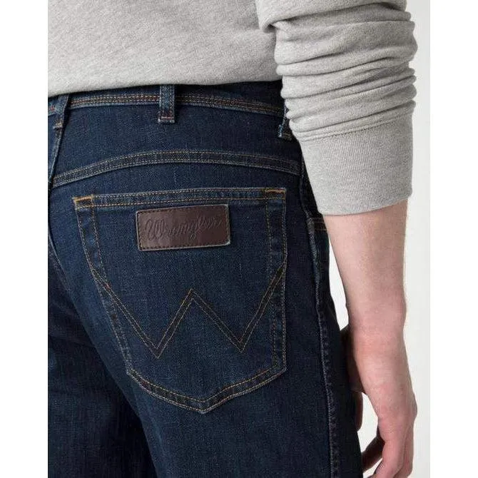 Wrangler Texas Men's Slim Fit Jeans Blue Cross Game 44W 34L