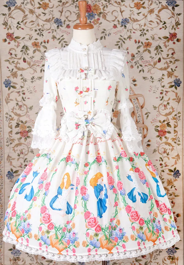 Yilia~Princess Sleeves Slim Lolita Blouse