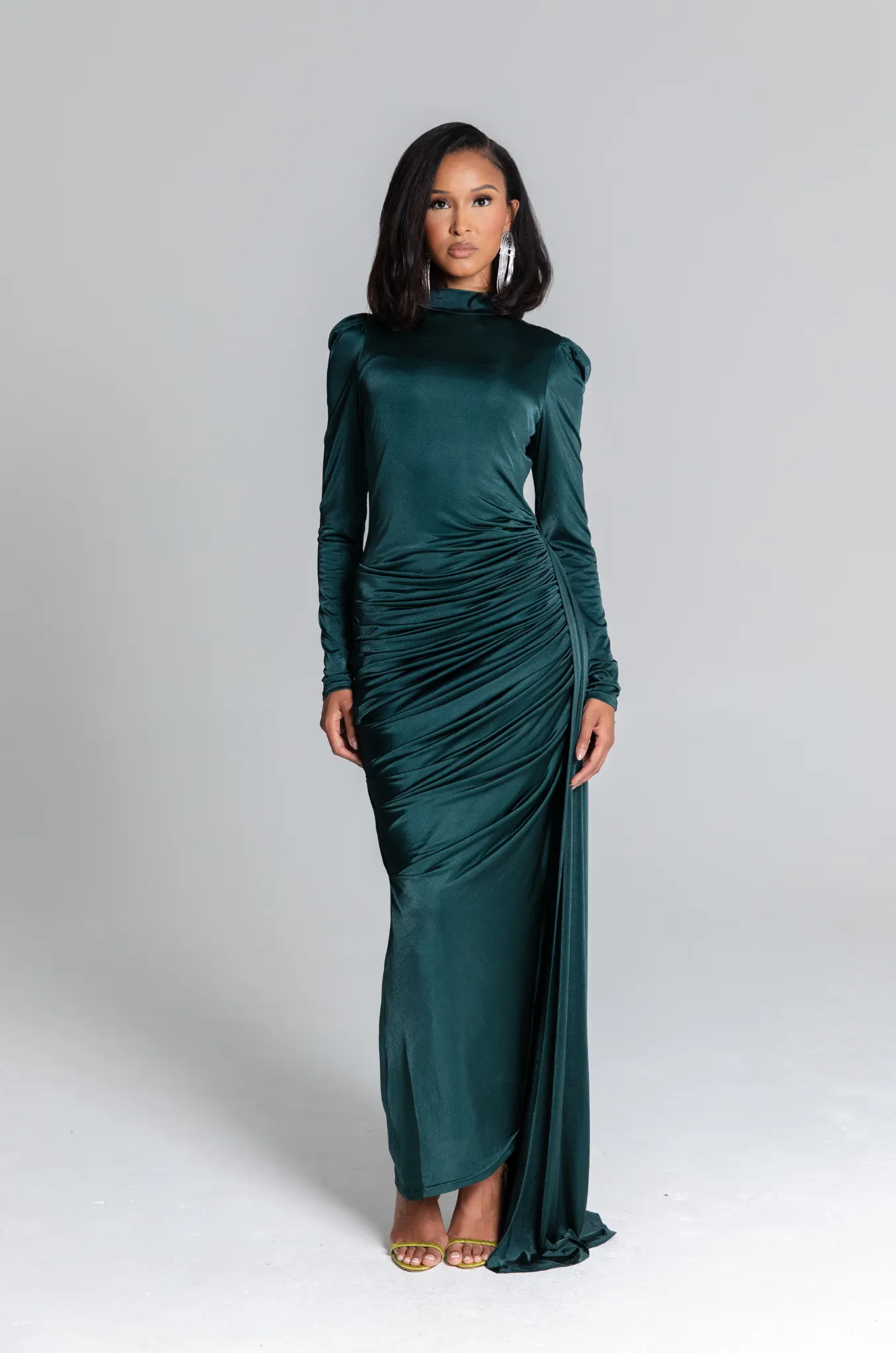 Zaina Dress Dark Green